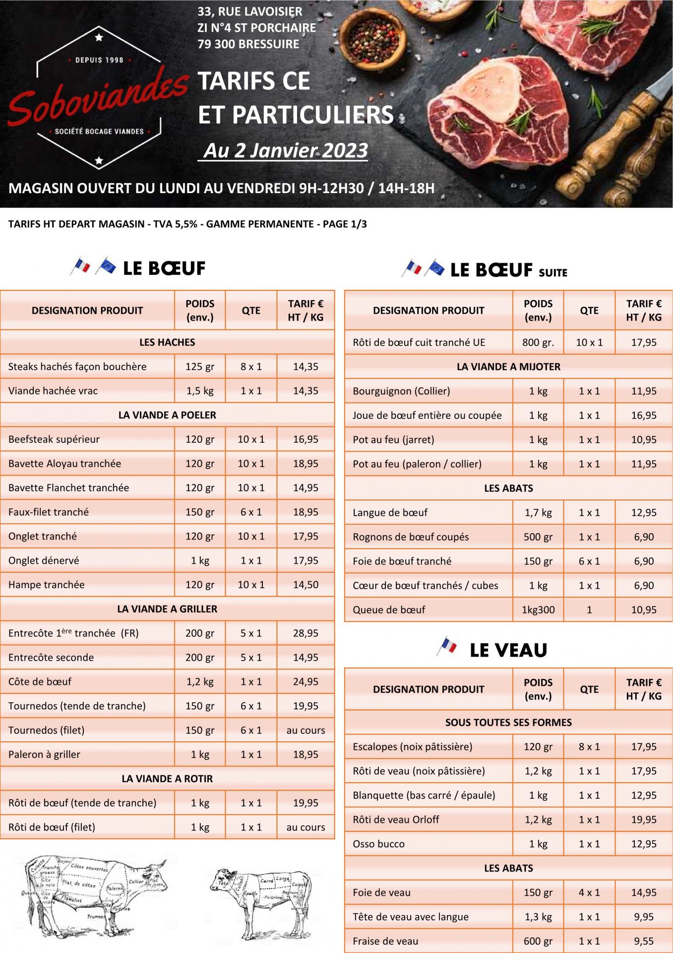 Vente De Viande En Gros Pour Particulier En Gironde Soboviandes, la viande à prix professionnel pour les particuliers