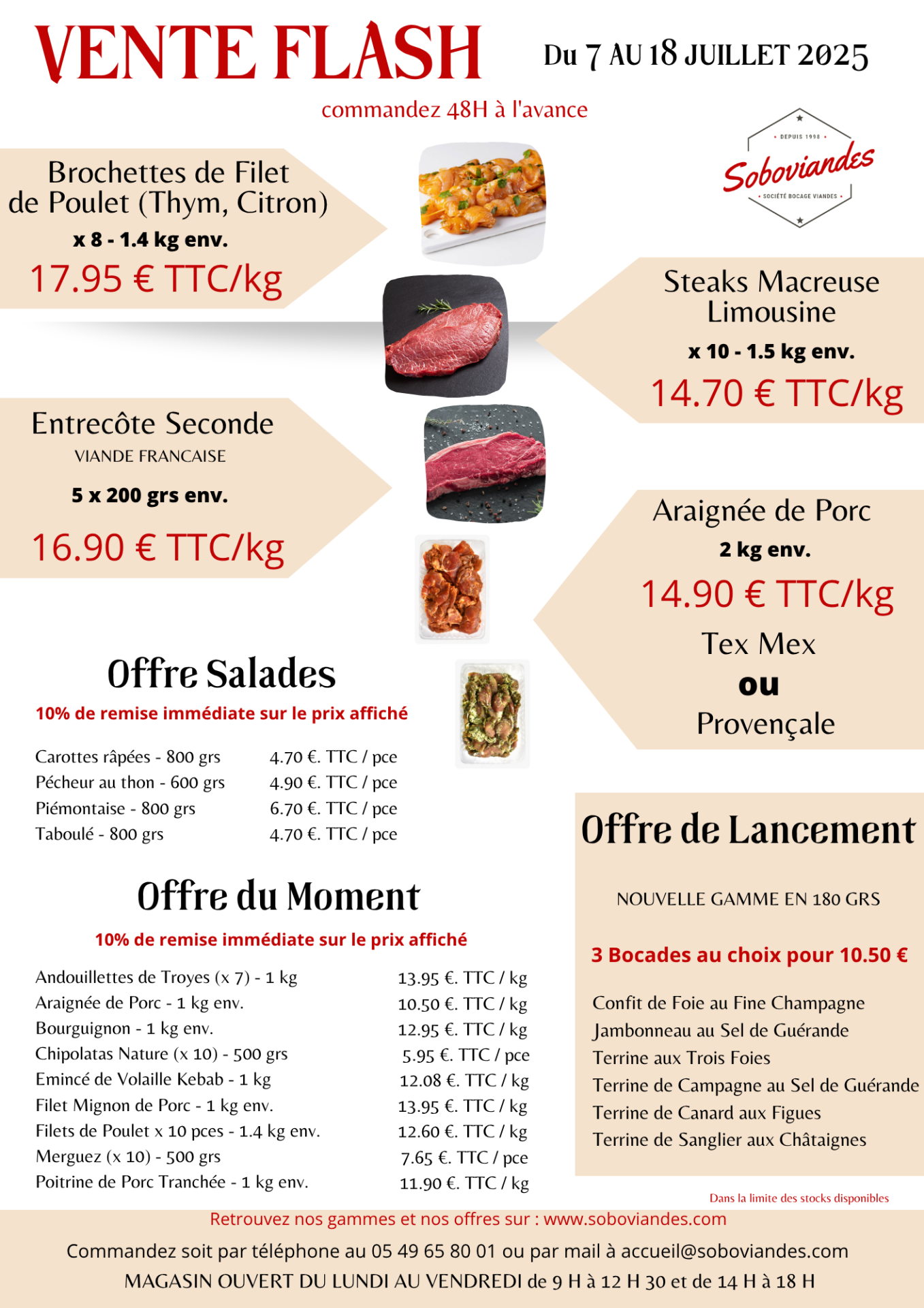 Vente flash du 7 au 18 07 2025